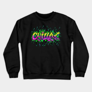 Spray can Graffiti Chill Chillax by LowEndGraphics Crewneck Sweatshirt